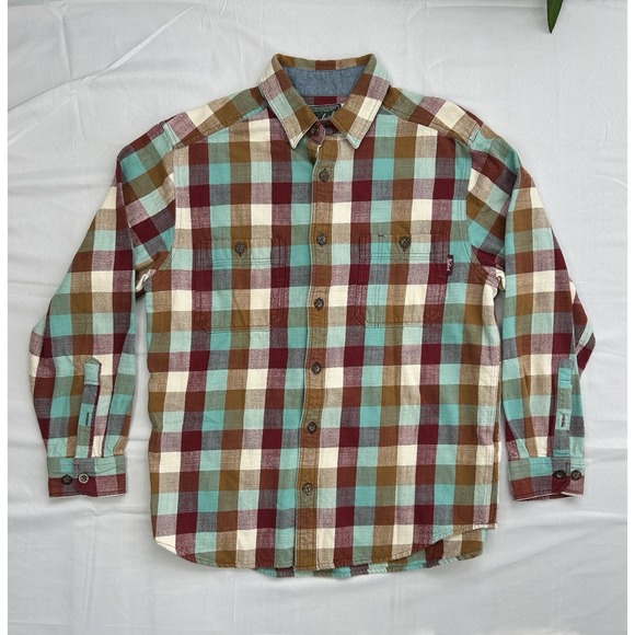 Woolrich Other - Woolrich Mens Large Plaid Flannel Button Down Shirt Multi‎ Color Cotton 2